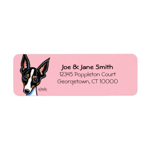 Rat Terrier Custom Color Label
