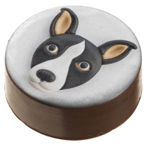 Rat Terrier Dog 3D Inspired Chocolate Covered Oreo