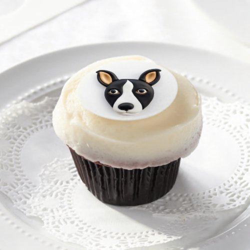 Rat Terrier Dog 3D Inspired Edible Frosting Rounds