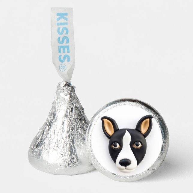 Rat Terrier Dog 3D Inspired Hershey®'s Kisses® (Front)