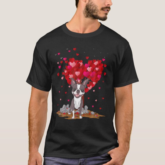 Rat Terrier Dog Lover Heart Shape Rat Terrier Vale T-Shirt (Front)