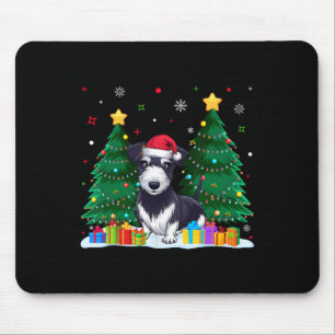 Rat Terrier Dog Lovers Santa Hat Ugly Christmas Sw Mouse Pad