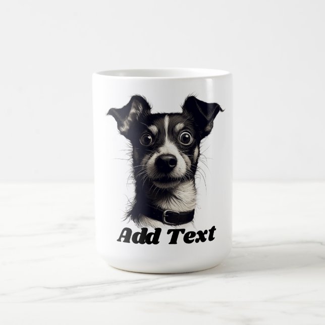 Rat Terrier Dog Personalized Coffee Mug (Center)