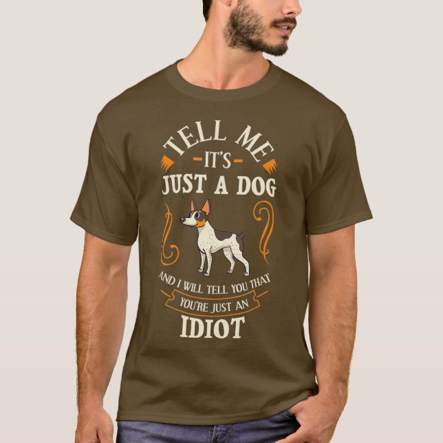 Rat Terrier Dog Puppies Owner Lover _24 T-Shirt (Front)