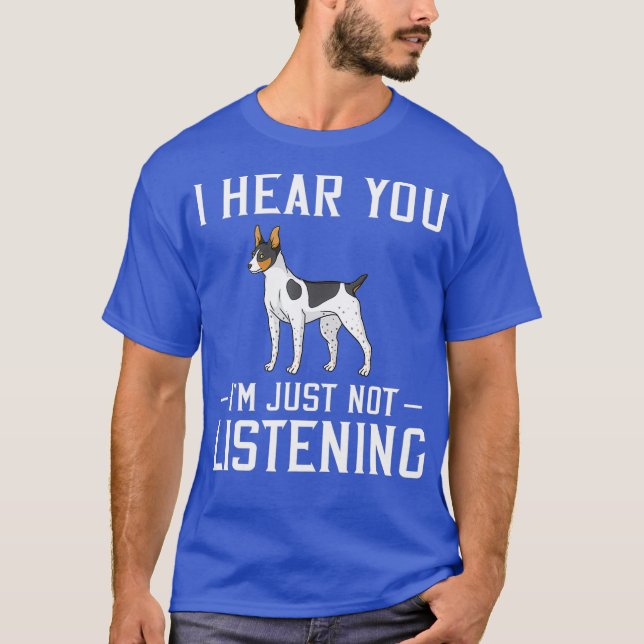 Rat Terrier Dog Puppies Owner Lover T-Shirt (Front)