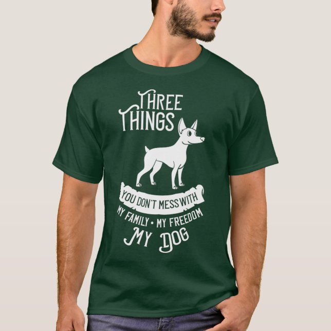 Rat Terrier Dog Puppies Owner Lover T-Shirt (Front)