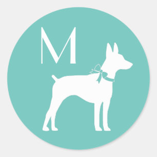 Rat Terrier Dog Puppy Classic Round Sticker