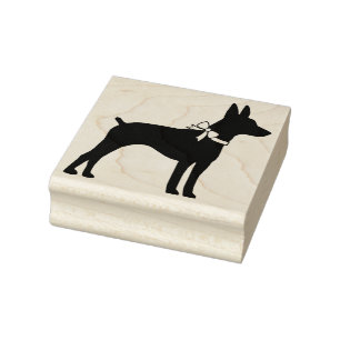 Rat Terrier Dog Puppy Rubber Stamp