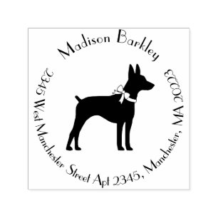 Rat Terrier Dog Puppy Self-inking Stamp