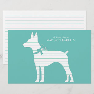 Rat Terrier Dog Puppy Stationery