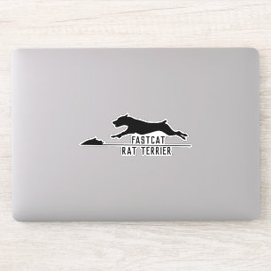 Rat terrier fastcat lure coursing sticker