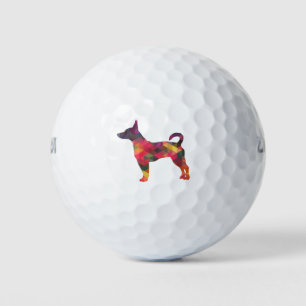 Rat Terrier Golf Ball