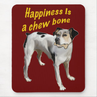 rat terrier happiness mouse pad