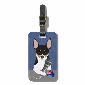 Rat Terrier Luggage Tags
