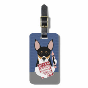Rat Terrier Luggage Tags