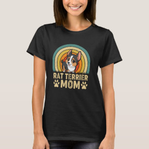 Rat Terrier Mom Mama Mother's Day Dog Girls Women T-Shirt