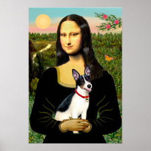 Rat Terrier - Mona Lisa Poster