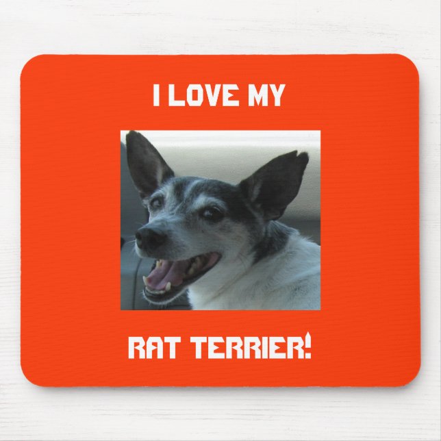 Rat Terrier Mouse Pad (Front)