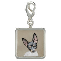 Rat Terrier Painting - Cute Original Dog Art