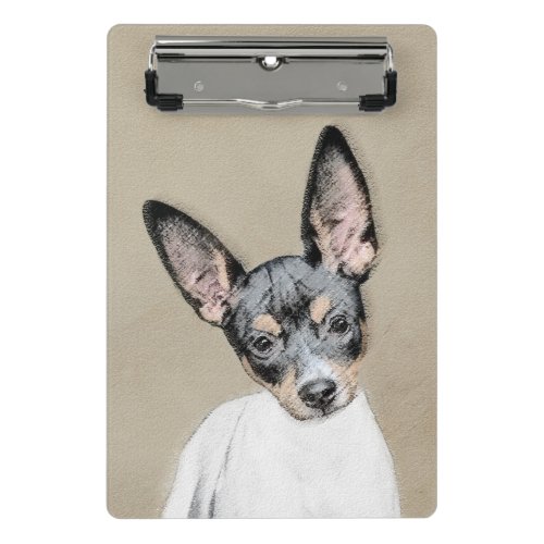 Rat Terrier Painting _ Cute Original Dog Art Mini Clipboard