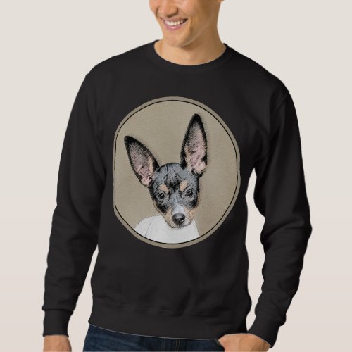 Rat Terrier Painting _ Cute Original Dog Art Sweatshirt