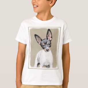 Rat Terrier Painting - Cute Original Dog Art T-Shirt