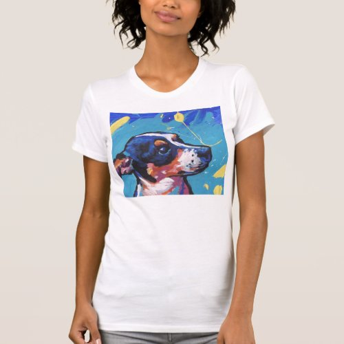 Rat Terrier Pop Art T_Shirt