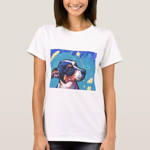 Rat Terrier Pop Art T_Shirt