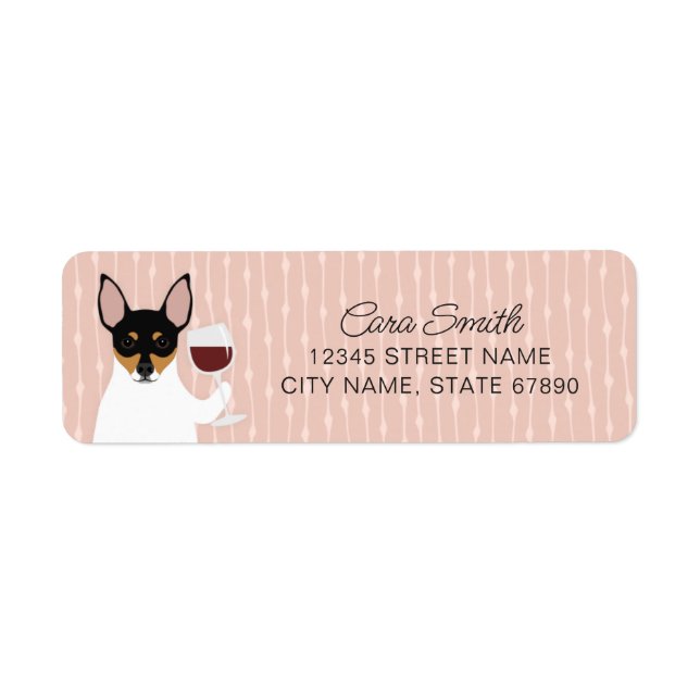 Rat Terrier Return Address Labels (Front)