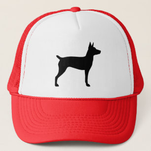 Rat Terrier Silhouette Trucker Hat