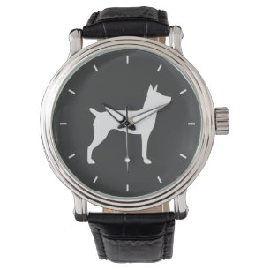 Rat Terrier Silhouette Watch
