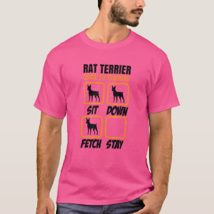 Rat Terrier Training Guide Dog Owner T-Shirt