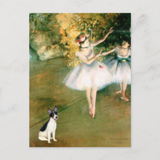 Rat Terrier - Two Dancers Postcard