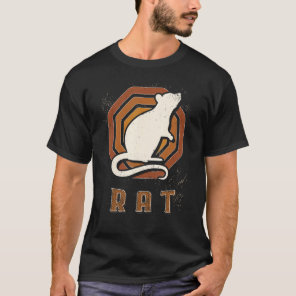 Rat Vintage Retro Classic Animal Love T-Shirt