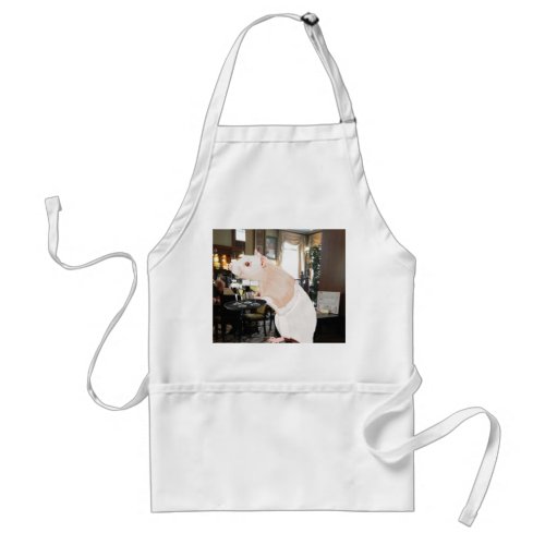 Rat Waiter surreal  Adult Apron