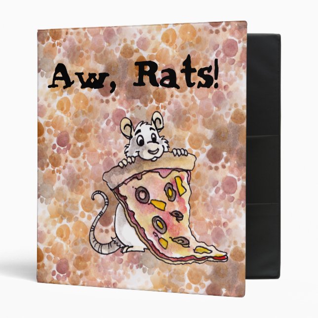 Rat with Pizza Binder (Front/Inside)