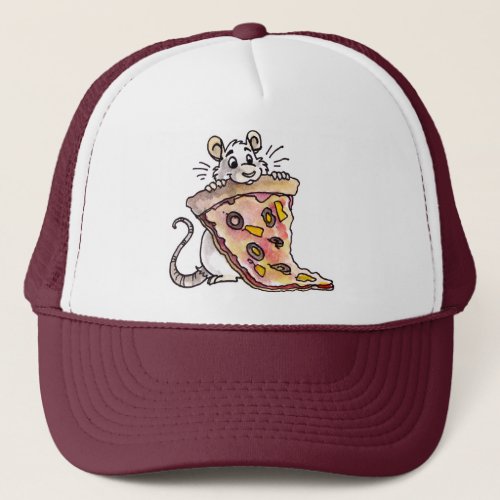 Rat with Pizza Hat