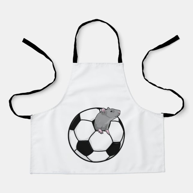 Rat with Soccer ball Apron (Front)