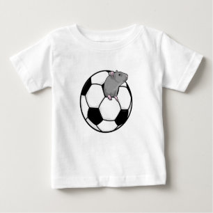 Rat with Soccer ball Baby T-Shirt