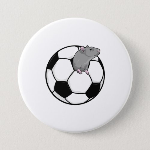 Rat with Soccer ball Button
