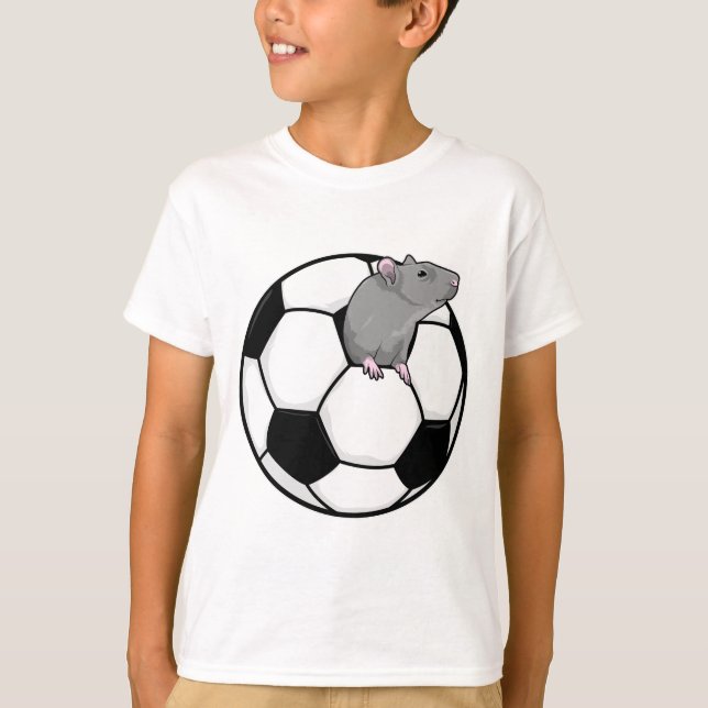 Rat with Soccer ball T-Shirt (Front)