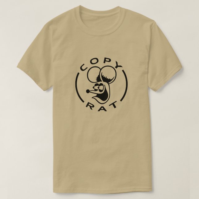 Rat with text Copy Rat T-Shirt (Design Front)