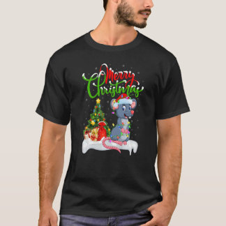 Rat  Xmas Decorations Santa Rat Christmas T-Shirt
