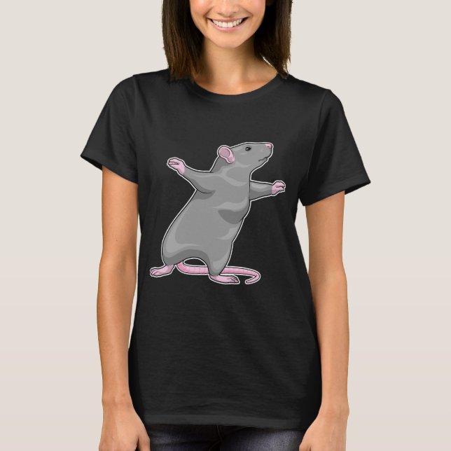 Rat Yoga Fitness T-Shirt (Front)