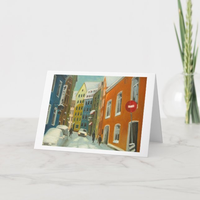 Rataskaevu Street, Tallinn Estonia Card (Front)