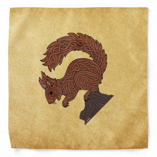 Ratatöskr, Norse/Viking Squirrel Bandana