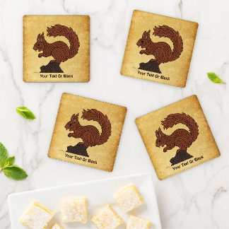 Ratatöskr, Norse/Viking Squirrel Coaster Set