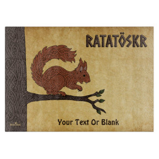 Ratatöskr, Norse/Viking Squirrel Cutting Board
