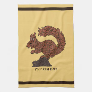 Ratatöskr, Norse/Viking Squirrel Kitchen Towel