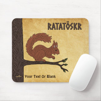 Ratatöskr, Norse/Viking Squirrel Mouse Pad
